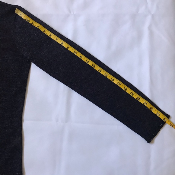 Arden B Black Beaded Long Sleeves Cardigan Size M - Picture 8 of 16